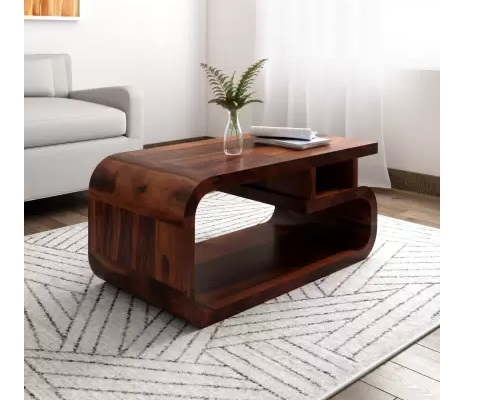 wooden coffee table